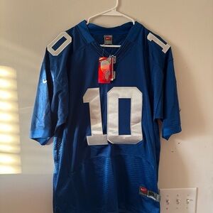 Nike Blue and White Men's Jersey